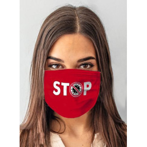 Kaukė ANS-S 116 Stop Raudona