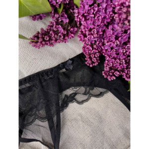 Juosmenėlis iki Kojinės Florencja 701 Juoda