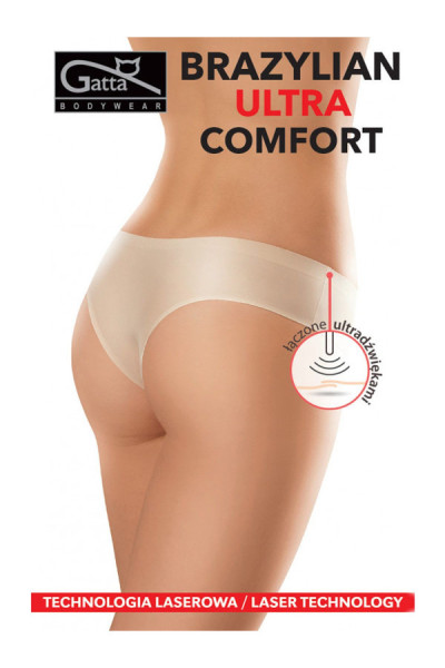 Kelnaitės Braziliško kirpimo Ultra Comfort - juoda