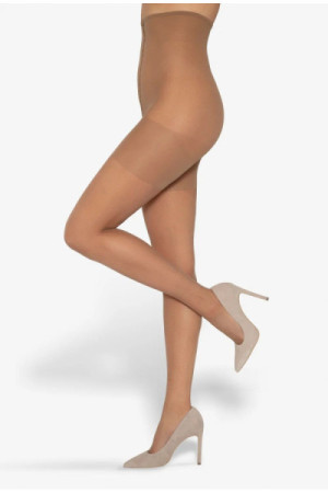 Pėdkelnės   Glaustinukė (bodis) Plus Size 15 Den - smėlio