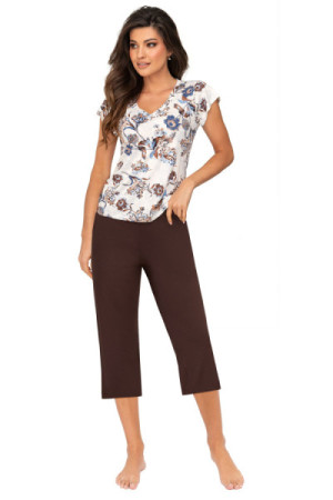 Pižama Naomi 3/4 Ruda