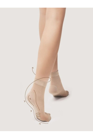 Kojinės Glaustinukė (bodis) Care Massage 20 den - tan