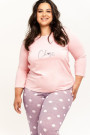 Pižama Libby 3268 Šviesus Rožinė