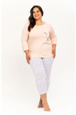 Pižama Ariella 3257 Abrikoso