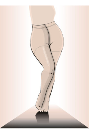 Pėdkelnės   Plus Size - juoda