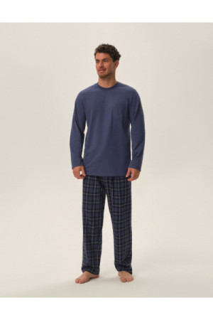 Pižama Herb 41913-95X Ciemnoniebieska
