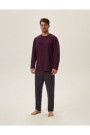 Pižama Hoax 41921-93X Fioletowa