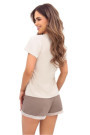 Pižama Daphne Short Smėlio