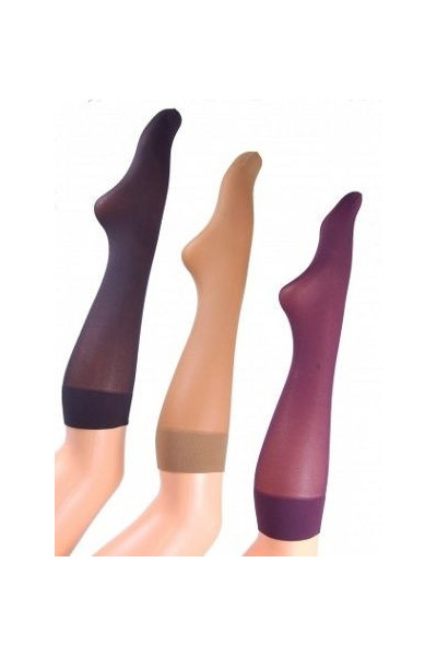 Kojinės iki kelių Microfibra - pilka