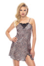 Naktinukai Yamila II (Satin Nightdress) Leopard