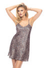 Naktinukai Yamila I (Satin Nightdress) Leopard