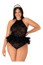 Glaustinukė (bodis) Frilles Juoda - komplektas 3-jų dalių