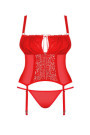 Korsetas Blossmina + siaurikės dovanų!!! Raudona