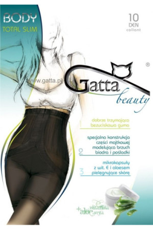 Pėdkelnės   Glaustinukė (bodis) Total Slim Fusion 10 Den - visone