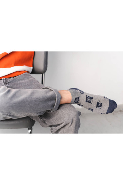 Kojinės 025-045 melandžas Pilka