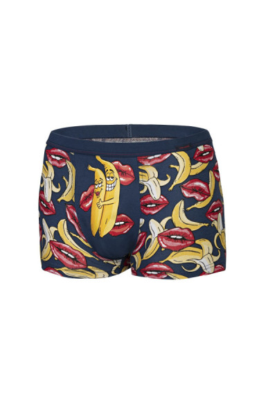 Bokseriai Bananas 010/70 Jeans-Raudona-Yellow