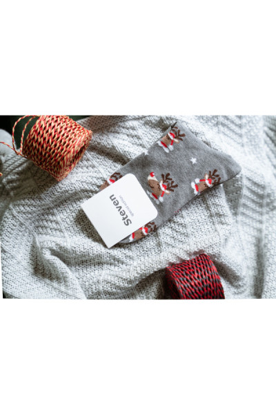 Kojinės 136-004 melandžas Pilka