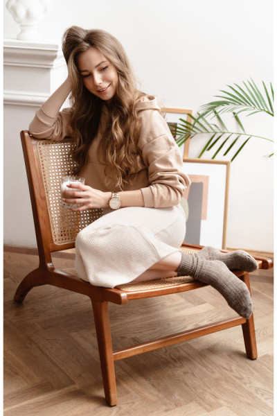 Kojinės 044-003 melandžas Smėlio