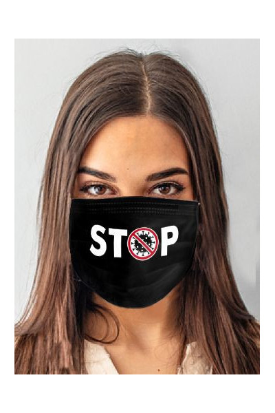 Kaukė ANS-S 115 Stop Juoda