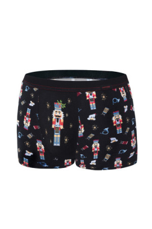 Bokseriai Nutcracker 007/55 Juoda Merry Christmas