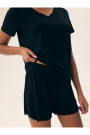 Pižama Noves 43022 Juoda