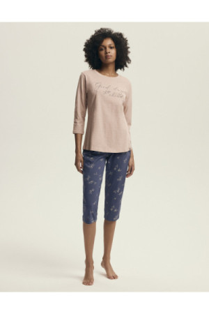 Pižama Delanie 43699 Pudrinė Rožinė