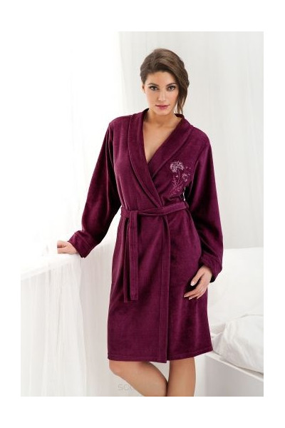 Chalatas Diana FR-107 Bordo