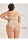 Kelnaitės S124 Shapewear Braziliško kirpimo Natural