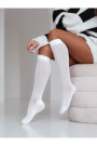 Kojinės iki kelių Ażur 330 001 Balta