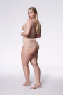 Glaustinukė (bodis) 119 Mesh Glaustinukė (bodis) Open Biust Natūrali - smėlio