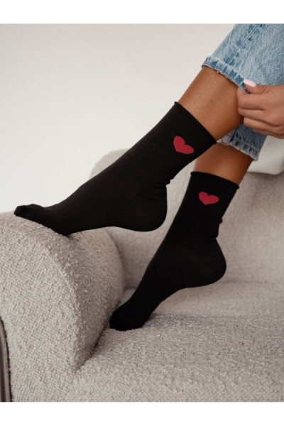 Kojinės Wzór 0200-204 Juoda