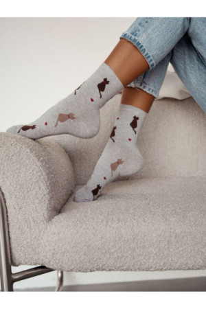 Kojinės WZÓR 0200/205 Šviesus Melange