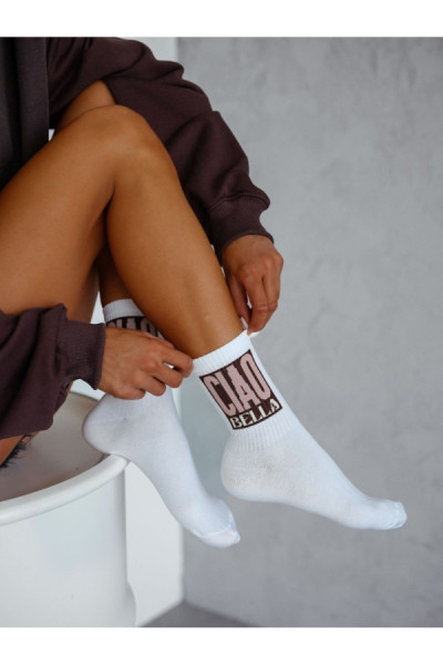 Kojinės WZÓR 0200/174 Balta