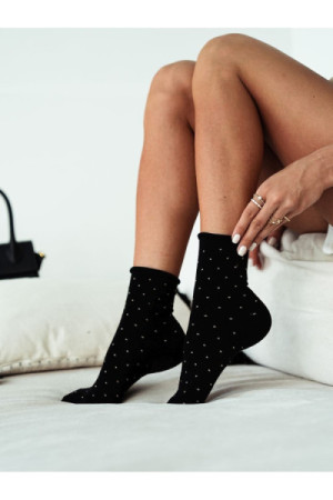 Kojinės WZÓR 0200/048 Juoda