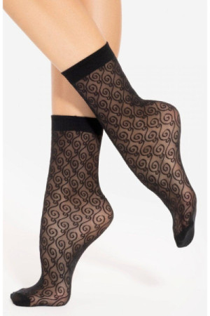 Kojinės TRENDY LINE 30 Juoda