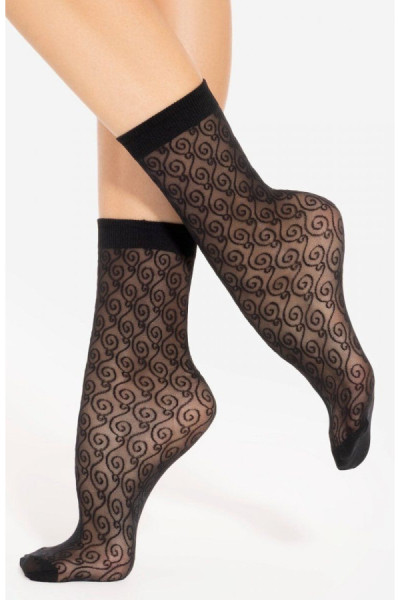 Kojinės TRENDY LINE 30 Juoda