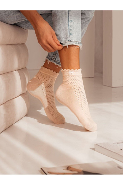 Kojinės 1115 Ażur Persikų