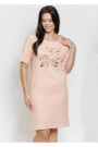 Naktiniai marškiniai Valentina Maxi 3572 Abrikoso
