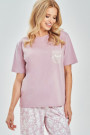 Pižama Adria 3540 Pudrinė Rožinė