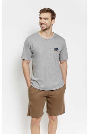 Pižama Gabriel 3577 Tamsus Pilka melandžas