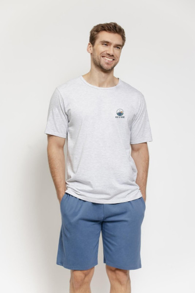 Pižama Gabriel 3577 Pilka melandžas