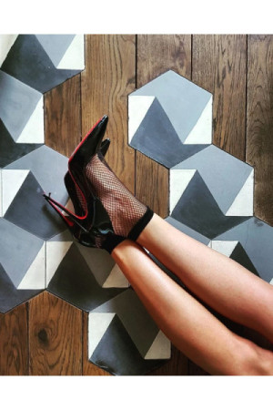 Kojinės 151 Kabarette Juoda